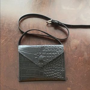 Black waist wallet/purse